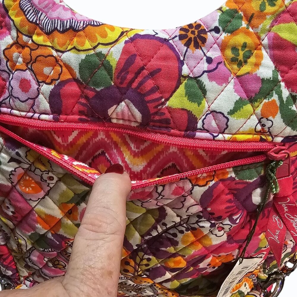 Vera Bradley Convertible Backpack Tote Purse Shoulder Crossbody  Clementine  NWT - Picture 4 of 10